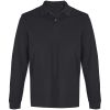 Рубашка поло унисекс с длинным рукавом Pacific LSL, черная, размер 5XL